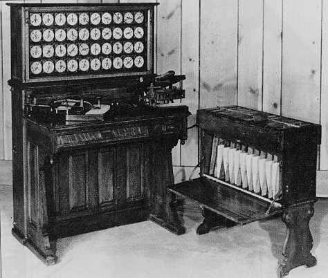 1890 Hollerith's tabulator