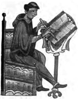 Ireland medieval monks - scribes